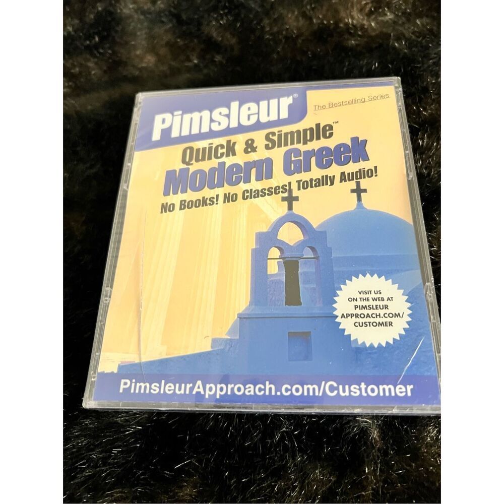 Pimsleur Quick and Simple Modern Greek 4 Audio CDs - Learn to speak Greek